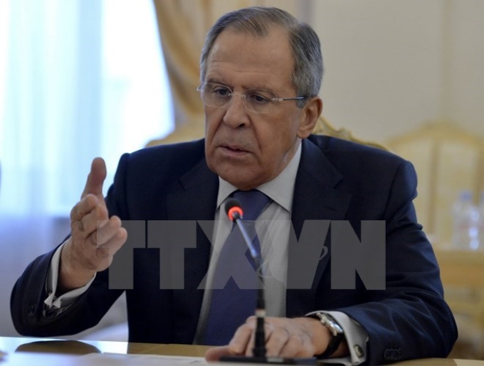 Ngoại trưởng Nga Sergei Lavrov. (Ảnh: AFP/TTXVN)